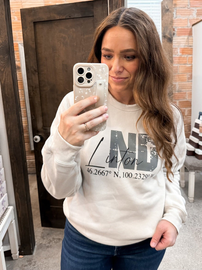Linton ND Coordinates Crew - Heather Dust by Boutique 23