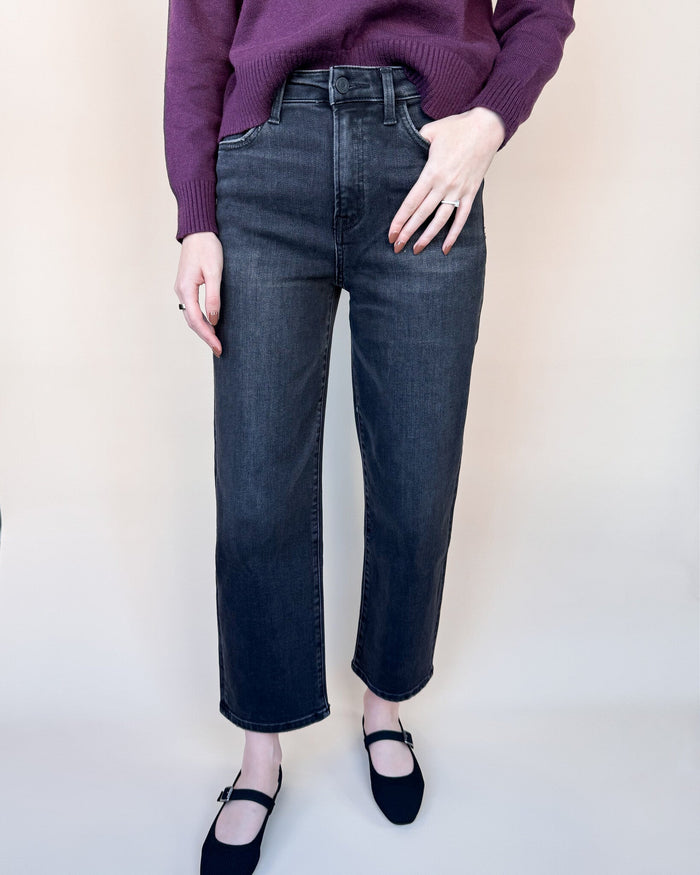 Amelia High Rise Barrel Jeans by Boutique 23