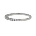 Cubic Zirconium Wedding Band Ring Sterling Silver by Bids.com