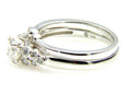 .90ct Antique Style Engagement Ring Set 14KT White Gold by Bids.com