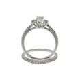 .45ct Diamond Engagement Ring Set 14KT White Gold by Bids.com