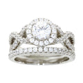 Cubic Zirconium CZ SS Bridal Sterling Silver by Bids.com