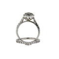 1.30ct Diamond Engagement Ring Set 10KT White Gold by Bids.com