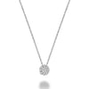 10k Gold Cluster Diamond Necklace