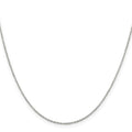 1.1 mm Sterling Silver Forzantine Cable Chain by Fine Color Jewels