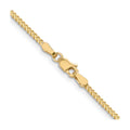 14K Yellow Gold 1.25 mm Franco Chain by Fine Color Jewels