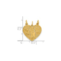 14k 3-piece Break-apart BIG SIS-SIS-LIL SIS Charm Pendant by Fine Color Jewels