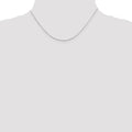 1.1 mm Sterling Silver Forzantine Cable Chain by Fine Color Jewels