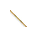1 mm Solid Gold Box Chain 18 inch by Fine Color Jewels