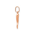 Italian Horn 14k Gold Luck Pendant by Fine Color Jewels