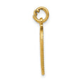 14k Gold BEST SISTER Break-apart Heart Charm Pendant by Fine Color Jewels