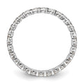 14k Gold Lab Grown Diamond Eternity Band Ring by Fine Color Jewels