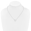 Diamond Heart Pendant Necklaces 1/5 ctw by Fine Color Jewels