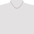 Sterling Silver Diamond-cut Rope Chain by Fine Color Jewels