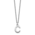 10K God Letters Initial Necklaces by Fine Color Jewels