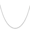 0.5 mm 14k Solid Gold Box Link Chain For Women