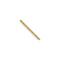 14K 1 mm Diamond Cut Open Franco Chain by Fine Color Jewels