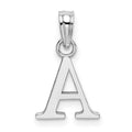 14k Gold Block Initial Letter Pendants by Fine Color Jewels