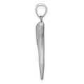 14k Gold Italian Horn Pendant by Fine Color Jewels