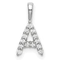 Natural Diamond Initial Pave Pendants by Fine Color Jewels