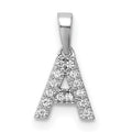 Natural Diamond Initials Bail Pendants by Fine Color Jewels
