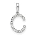 Diamond Initials 14k Gold Pendants by Fine Color Jewels