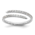 14k Gold Lab Grown Diamond Fashion Pave Bands by Fine Color Jewels
