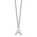 10K God Letters Initial Necklaces by Fine Color Jewels
