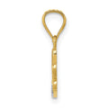 14k Gold LOVE Script Pendant by Fine Color Jewels