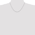 1 mm Solid Gold Box Chain 18 inch by Fine Color Jewels