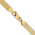 20-inch 14k Yellow Gold Silky Herringbone Chain by Fine Color Jewels