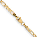 14k Yellow Gold Concave Open Chain for Men by Fine Color Jewels