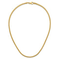 14K Yellow Gold Franco Chain 24-inch by Fine Color Jewels