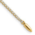 Lab Grown Diamond Tennis Bracelets 14k Gold by Fine Color Jewels