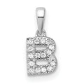 Natural Diamond Initials Bail Pendants by Fine Color Jewels