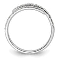 14k Gold Lab Grown Diamond Fashion Pave Bands by Fine Color Jewels