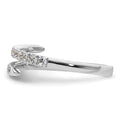 14k Gold Lab Grown Diamond Fashion Pave Bands by Fine Color Jewels