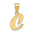 Gold Initial Pendant by Fine Color Jewels