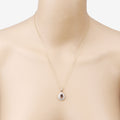 2.01 Ct Genuine Pear Brown Diamond 18K Yellow Gold Statement Pendant by Fine Color Jewels
