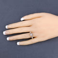 2.02 Ct Genuine Cushion Cut Brown Diamond 18K Yellow Gold Pave Split Shank Ring by Fine Color Jewels