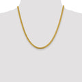 20 inch Miami Cuban Unisex Chain Necklace 14k Gold by Fine Color Jewels