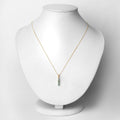 0.42 Ct Genuine Oval Alexandrite and Diamond 18K Yellow Gold 3 Stone Pendant by Fine Color Jewels