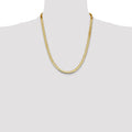 14k Yellow Gold Silky Herringbone Chain 22-inch by Fine Color Jewels