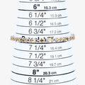 9.03 Ct Oval Yellow Citrine Prong Sterling Silver Tennis Bracelet by Fine Color Jewels