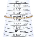 12.80 Ct Octagon Yellow Citrine Prong Sterling Silver Tennis Bracelet by Fine Color Jewels