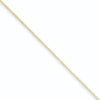 0.9mm Gold-plated Sterling Silver Box Chain 18 inch