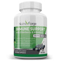 Immune Support Supplement with Elderberry, Vitamin C, Echinacea, Zinc, Garlic, Turmeric 1600mg NON GMO, GMP by DailySale