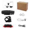 iMounTEK Bike Front Flashlight IPX4 Water-Resistant with Tail Warning/Safety LED Lamp by DailySale