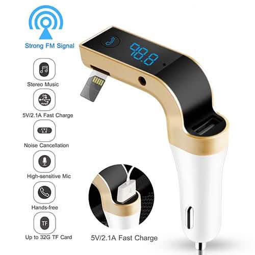 iMounTEK Wireless Bluetooth FM Transmitter LCD Car Kit by DailySale