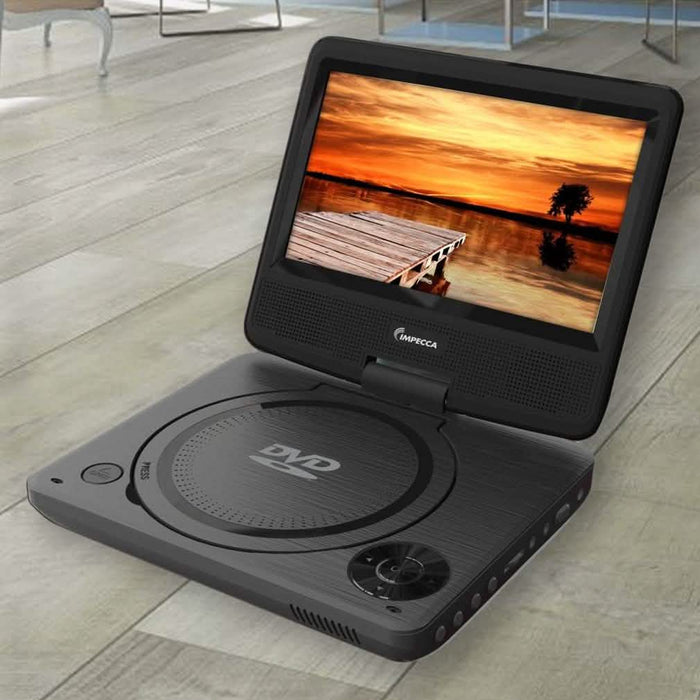 Impecca DVP-772K 7-inch Swivel Screen DVD Player by DailySale